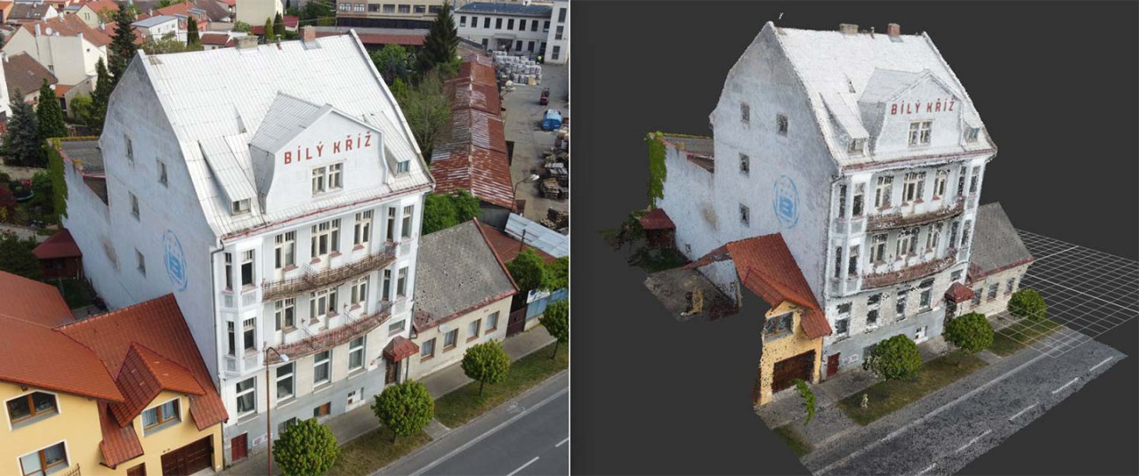 3D modelování dronem v Atelieru Testudo